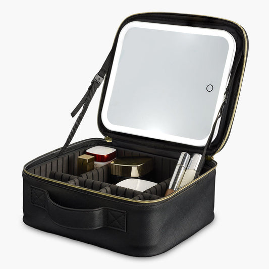 Travel Vanity Case with 4K LED Mirror