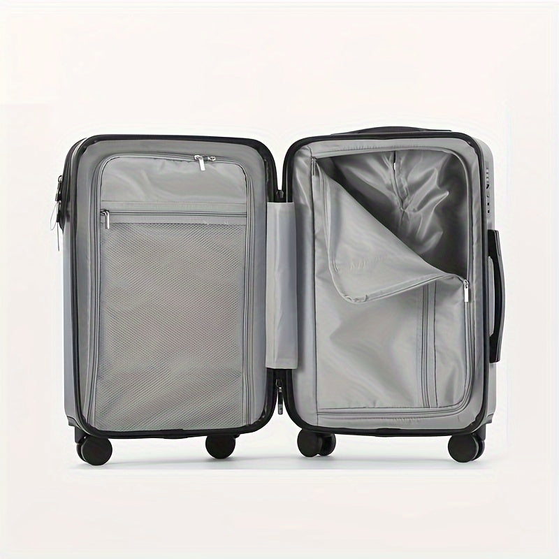 Hard Shell Carry-On Spinner Suitcase with USB & TSA Lock