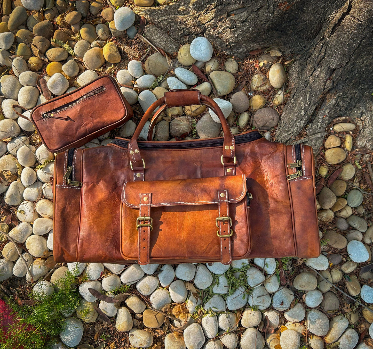 Walker Leather Weekender Bag