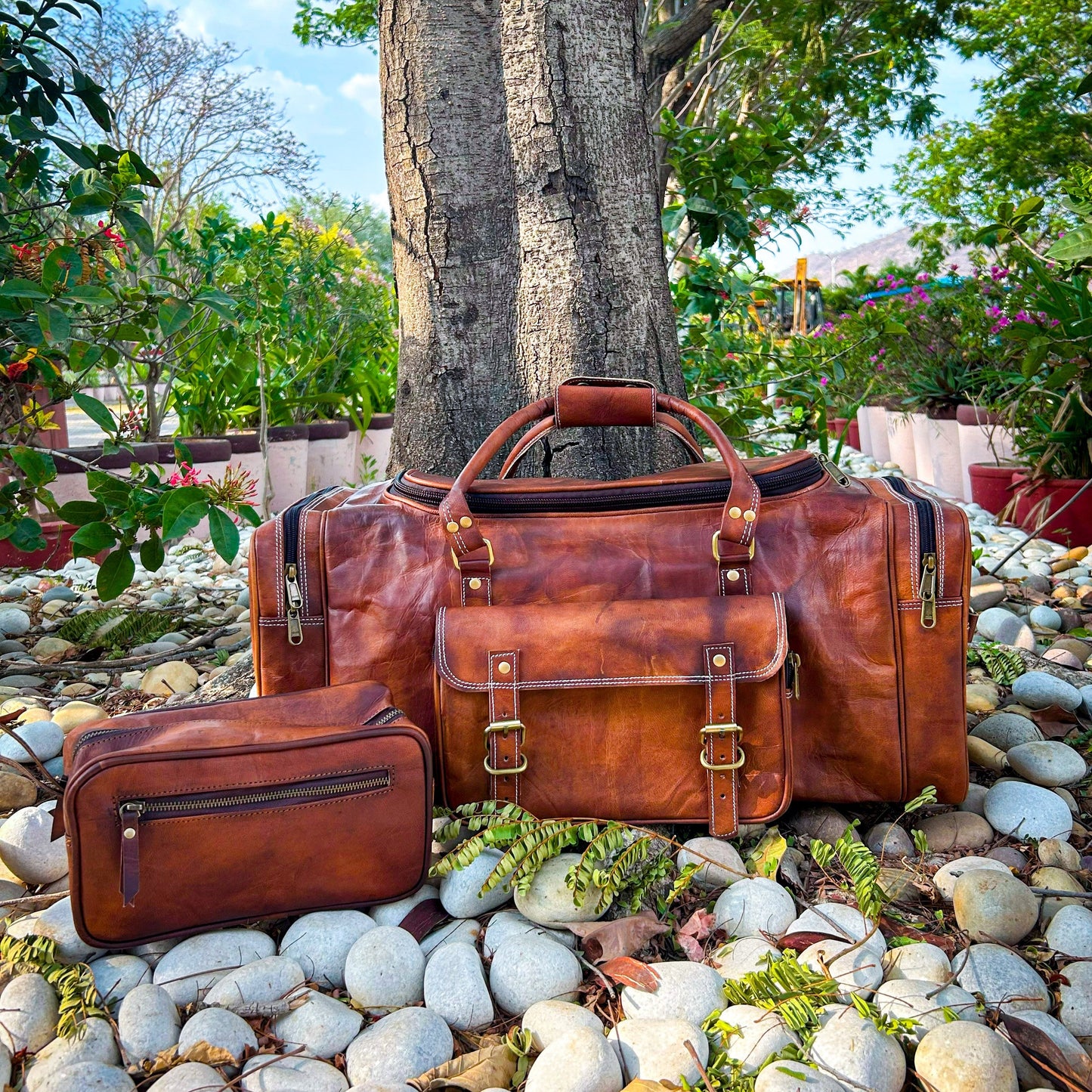 Walker Leather Weekender Bag