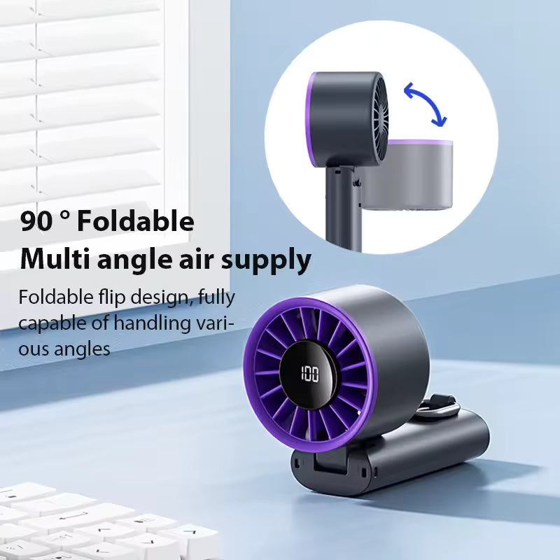 Portable Travel Turbine Fan – Rechargeable